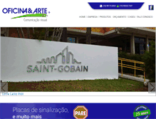 Tablet Screenshot of oficinaearte.com.br